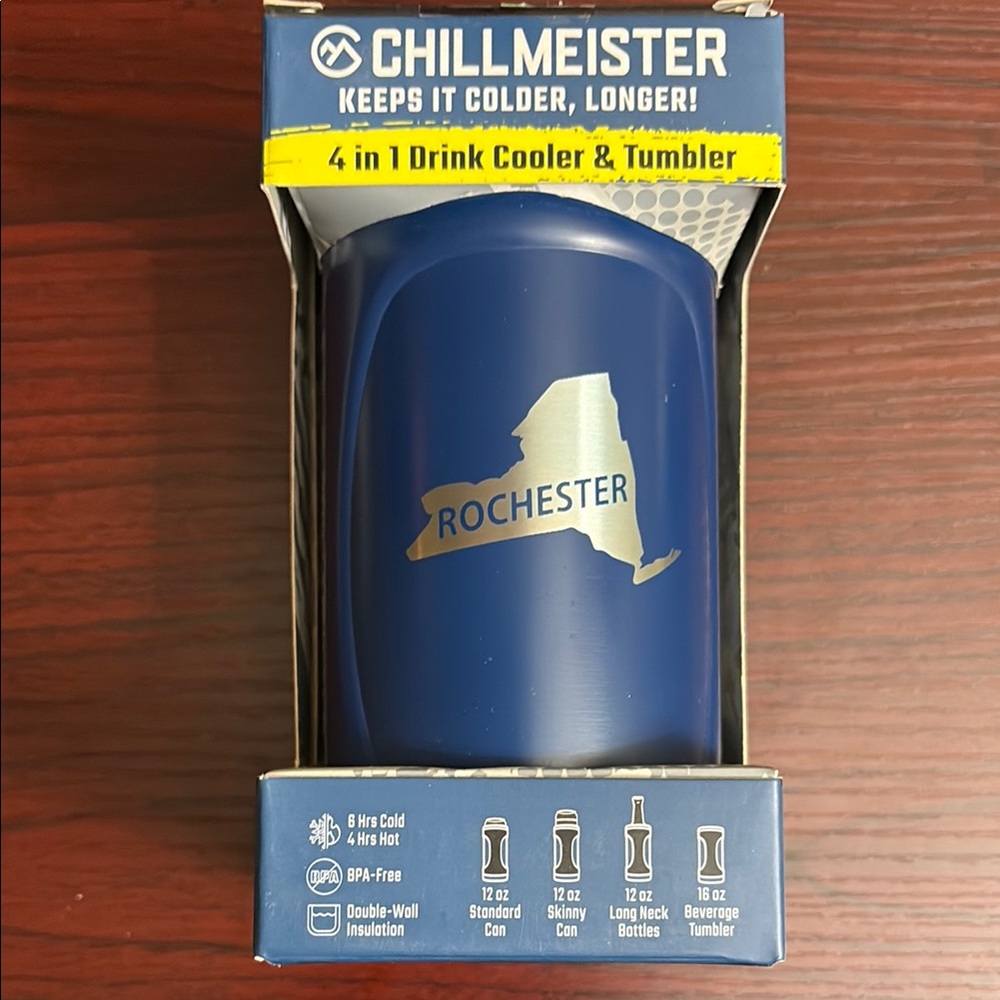 Chillmeister Blue Drink Cooler NIB